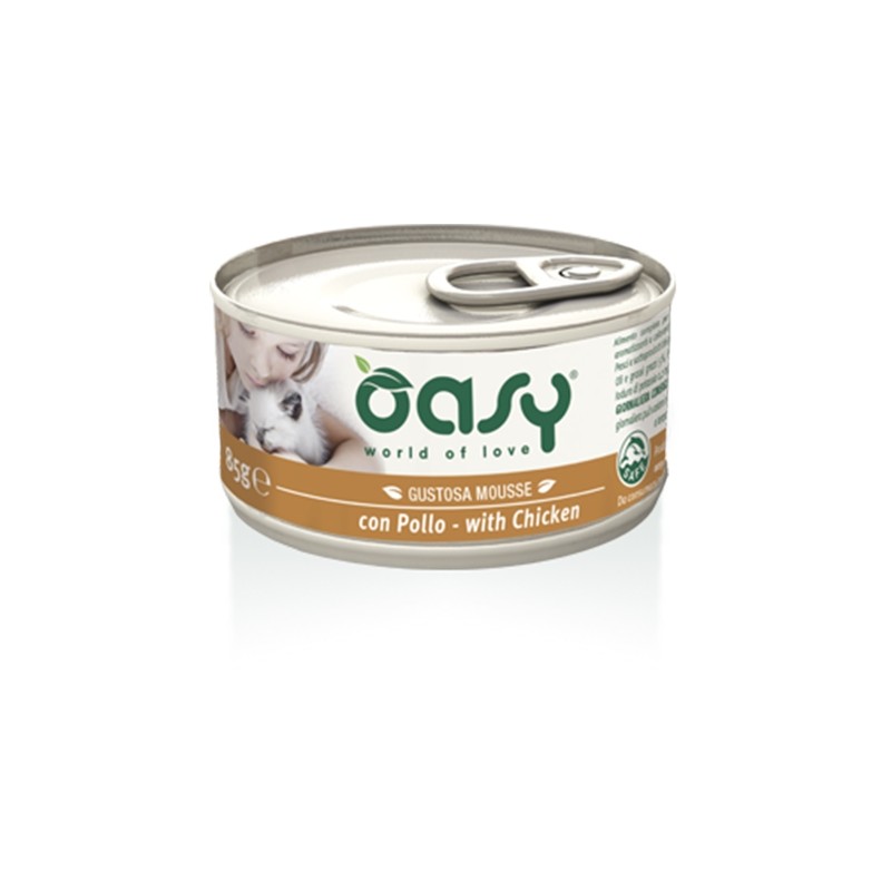 OASY CAT MOUSSE POLLO 85GR