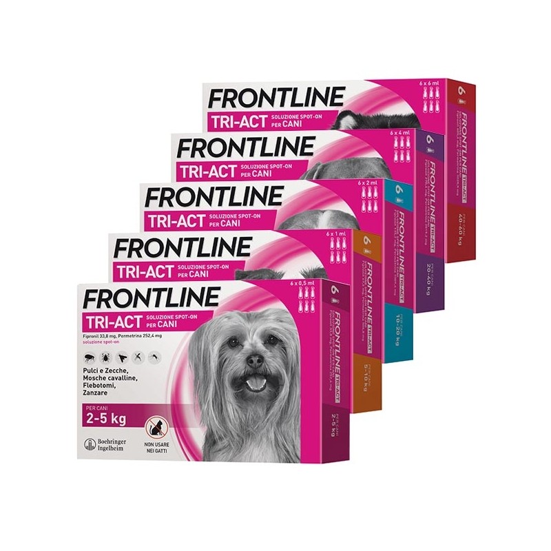FRONTLINE TRI-ACT 40-60 KG XL (6PZ)